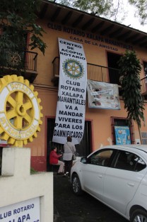 El Club Rotario ubicado en Xalapeños Ilustres, a un costado de la iglesia San José, está recibiendo donaciones hasta este domingo. 