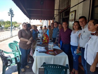 Dirigencia estatal del PT sostiene reunión con las bases municipales.
