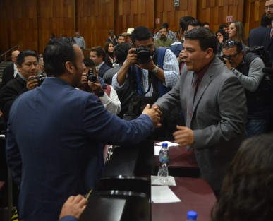 Al liderear la bancada mayoritaria en el Congreso del Estado, el diputado Juan Javier  Gómez Cazarín fue designado presidente de la Junta de Coordinación Política de ese Poder. 
