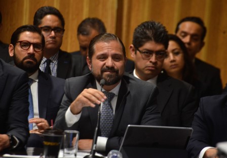 El titular de la Secretaría de Desarrollo Económico y Portuario (Sedecop), Alejandro Zairick Morante, compareció ante diputadas y diputados de la Sexagésima Quinta Legislatura, como parte de la Glosa del Segundo Informe de Gobierno. 