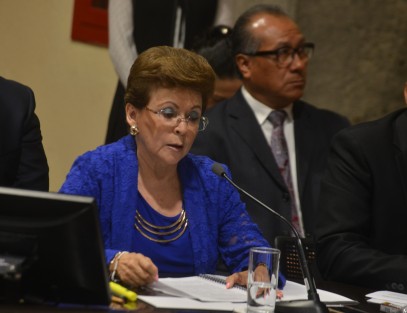 Con cifras alegres, como en otras comparecencias, la secretaria dijo que el empleo aumentó y que la mayoría de demandas  se resolvió. 