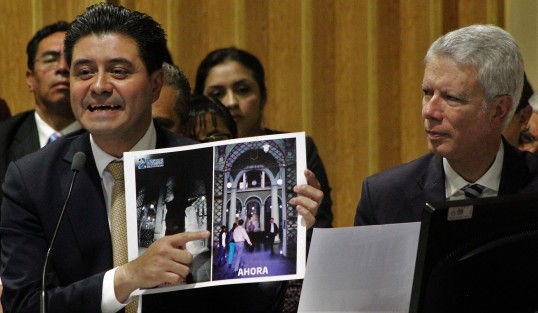 Compareció ante diputados el Secretario de Gobierno, Rogelio Franco Castán.  