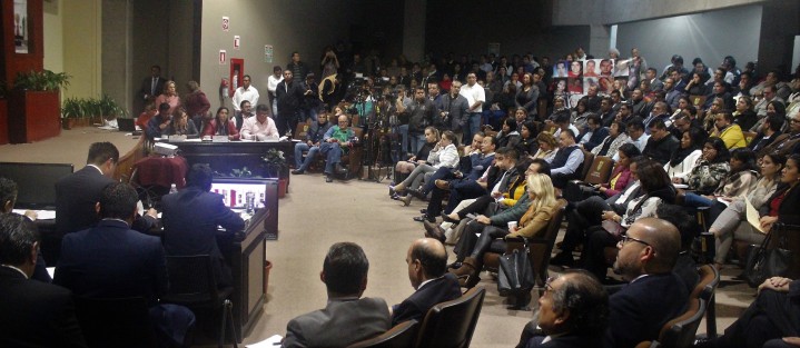 Compareció ante diputados el Secretario de Gobierno, Rogelio Franco Castán.  