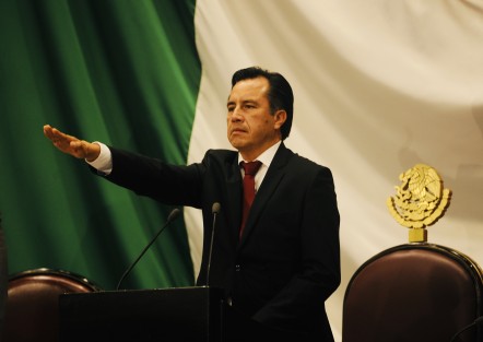 El Ing. Cuitláhuac García Jiménez rindió protesta como Gobernador Constitucional de Veracruz para el periodo 2018 - 2024. 