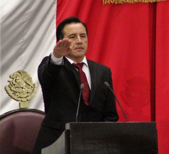 El Ing. Cuitláhuac García Jiménez rindió protesta como Gobernador Constitucional de Veracruz para el periodo 2018 - 2024. 