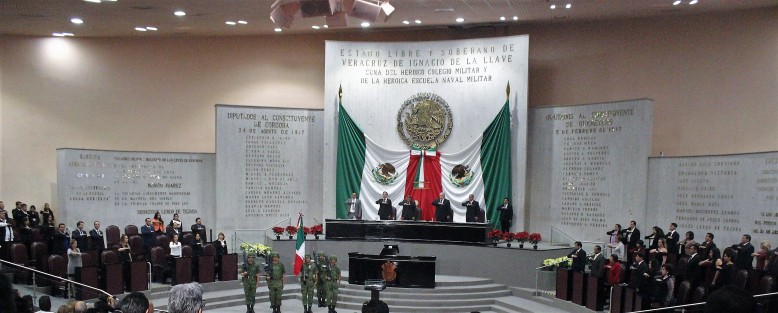 El Ing. Cuitláhuac García Jiménez rindió protesta como Gobernador Constitucional de Veracruz para el periodo 2018 - 2024. 