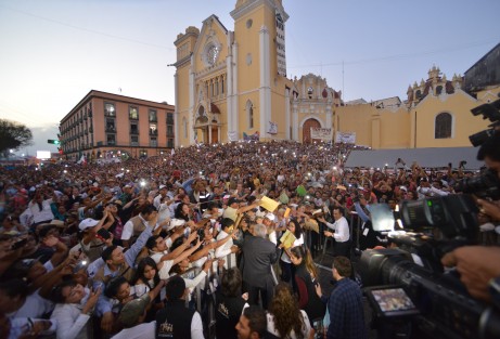  Primera visita a Xalapa, del Presidente de la República Mexicana, Andrés Manuel López Obrador.