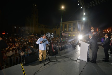 Primera visita a Xalapa, del Presidente de la República Mexicana, Andrés Manuel López Obrador.