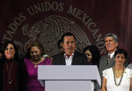 El Gobernador de Veracruz, Cuitláhuac García Jiménez, recibió el respaldo del presidente López Obrador para impulsar el desarrollo de Veracruz.