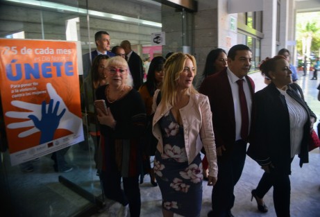 Pasarela en la entrega de la medalla Adolfo Ruiz Cortines.
