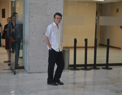 Pasarela en la entrega de la medalla Adolfo Ruiz Cortines.