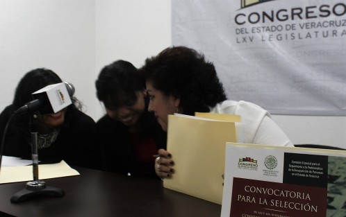 Las diputadas Elizabeth Cervantes de la Cruz y Rosalinda Galindo Silva,integrantes de la Comisión Especial para el Seguimiento a la Problemática de la Desaparición de Personas en el Estado de Veracruz, dieron a conocer la convocatoria para la elección de los 13 integrantes del Consejo Estatal Ciudadano. 