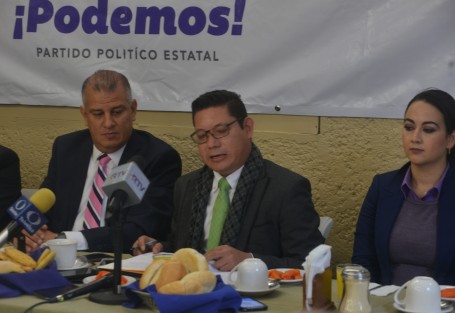 Fue presentado públicamente el proyecto de partido político Podemos, bajo la coordinación de Francisco Garrido Sánchez, mismo que solicitará su registro ante el OPLE, en el mes de enero. 