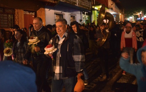 Al igual que en todo el estado, en el municipio de Teocelo se llevan a cabo varias peregrinaciones  y festejos a la Virgen de Guadalupe. En esta ocasión el alcalde Mario A. Chama Díaz  tuvo a bien participar en una junto a los teocelanos.