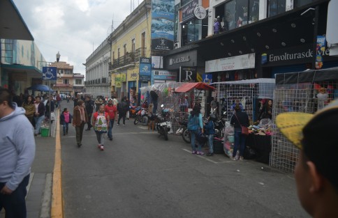 Locatarios del mercado Jáuregui se manifestaron esta mañana; están en contra del permiso que el Ayuntamiento de Xalapa autorizó a diversos vendedores ambulantes que se instalaron en la calle Altamirano esquina con Revolución. 