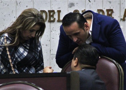 Aspectos de la Décima Sesión Ordinaria de la LXV Legislatura de Veracruz.