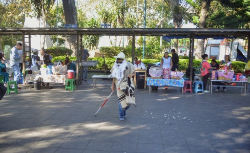 Desde temprana hora grupos de jóvenes vestidos de viejitos, bebés, lobos y demás personajes recorren las calles de Xalapa con botes y palos  despidiendo el año viejo,  y pidiendo cooperación  para celebrar el año nuevo.  