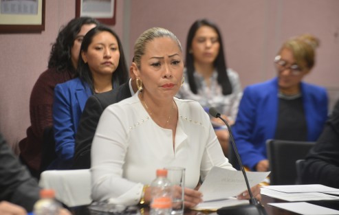 En cumplimiento a la legislación, recibe la Comisión Permanente de Derechos Humanos y Atención a Grupos Vulnerables a la titular de la CEDH, Namiko Matzumoto Benítez.