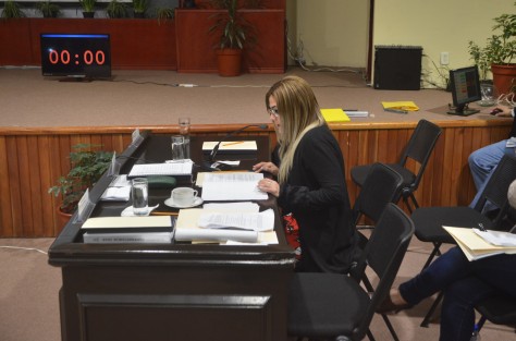 La diputada de la Comisión que madrugó fue Josefina Gamboa, lo que le permitió realizar otras actividades previas a la comparecencia del Fiscal Jorge Winckler. 