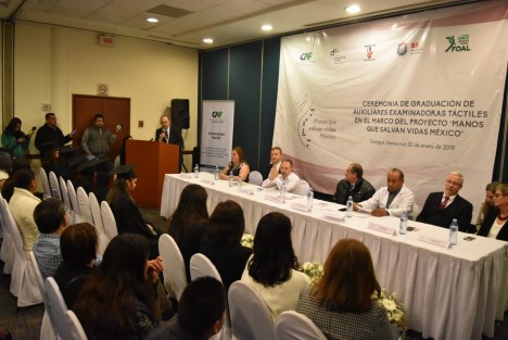 Lanzamiento oficial y certificación del proyecto <em>Manos que Salvan Vidas México</em>; participó el secretario y fue en el
Salón C del Hotel Fiesta Inn, Xalapa, Ver.