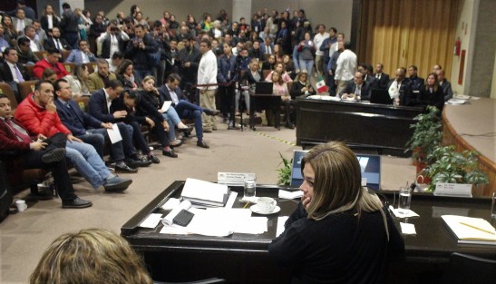 Aspectos de la comparecencia de Fiscal Jorge Winckler en el Congreso del Estado.  