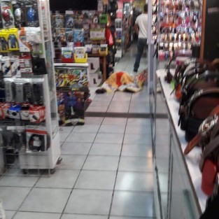 Una mujer, al parecer una comerciante de bolsas, fue ejecutada a balazos en las primeras horas de esta tarde, en el interior de Plaza Clavijero en Xalapa.