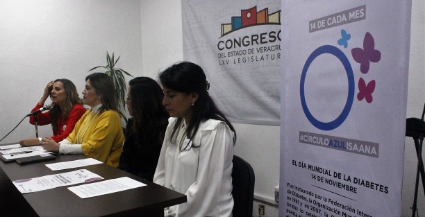 Con el apoyo del Congreso de Estado de Veracruz,la Asociación Civil ISAANA <em>Mujeres con Poder</em> impartirá la conferencia Educación en Diabetes: cuidado y autocontrol, que se llevará a cabo en las instalaciones del instituto Veracruzano de la Juventud (IVJ) este 14 de febrero a las 16:30 horas.  