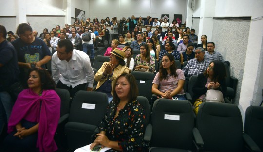 En el auditorio Leonardo Pasquel del OPLE, se llevó a cabo el Foro Caminando juntas hacia el poder, por el Día de la Mujer Mexicana. 