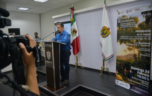 La Secretaría de Educación de Veracruz (SEV) presentó la Primera Temporada de Conciertos de la Orquesta Sinfónica del Instituto Superior de Música del Estado de Veracruz (ISMEV), del 24 de febrero al 7 de julio. 