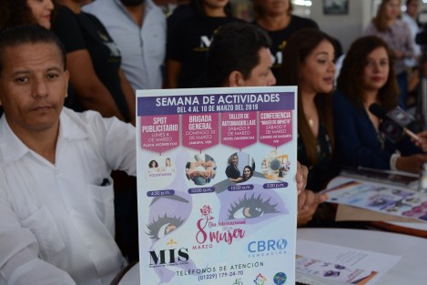 Las distintas agrupaciones que están  colaborando para este evento son: la Asociación de Mujeres de Impacto Social (MIS), Fundación CBRO; Rio Terapeutas; Club De Oro Gimnasia Ritmica; Asociación Jurídica de Licenciados en Derecho de Veracruz AC y Guerreras Reales de Medellín