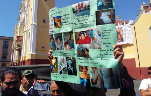 Empleados de TAMSA se manifestaron en la plancha de la Plaza Lerdo de Xalapa; exigen que se haga justicia para dos de sus compañeros quienes fueron asesinados  en 2017 en un enfrentamiento con gente de Pascual Lagunes.
