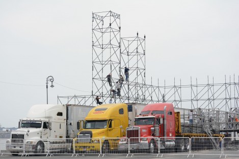 Desde las primeras horas de este día empezaron a instalar el escenario donde se efectuarán todos los conciertos masivos del carnaval de Veracruz 2019, a escasos 6 días de que este empiece.    