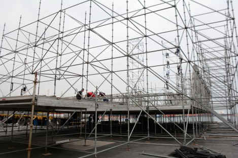 Desde las primeras horas de este día empezaron a instalar el escenario donde se efectuarán todos los conciertos masivos del carnaval de Veracruz 2019, a escasos 6 días de que este empiece.    