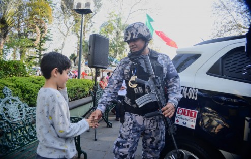 Elementos la policía Naval realizarán labores  de vigilancia en Xalapa, son alrededor de 200 elementos los que harán esta labor.
