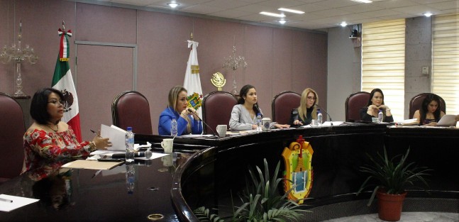 Las Comisiones Permanentes Unidas para la Igualdad de Género, presidida por la diputada Ivonne Trujillo Ortiz, y de Derechos Humanos y Atención a Grupos Vulnerables, encabezada por la diputada Brianda Kristel Hernández Topete, entrevistaron a las ciudadanas María Elena García Filobello, Martha Lilia Chávez González, Alondra Lilí Villanueva Márquez, Mónica Mendoza Madrigal, Ethel González López y Laura Magdalena Zaydén Pavón, aspirantes a la Dirección del Centro de Estudios para la Igualdad de Género y los Derechos Humanos del Congreso del Estado. 