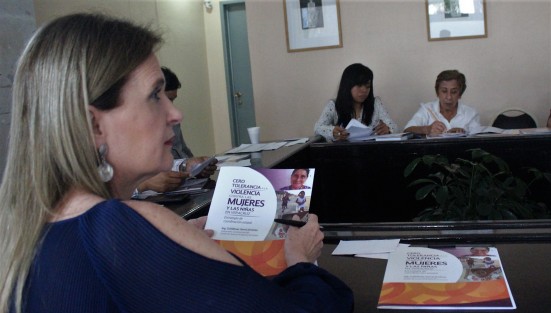Para dialogar sobre los compromisos del Poder Legislativo frente a la estrategia estatal “Cero Tolerancia a la Violencia contra las Mujeres y Niñas en el Estado de Veracruz”, anunciada el pasado 25 de enero por el gobernador Cuitláhuac García Jiménez  y a la que esta Soberanía se sumó, diputadas y diputados del Grupo Legislativo de Morena se reunieron con expertas en la materia.
