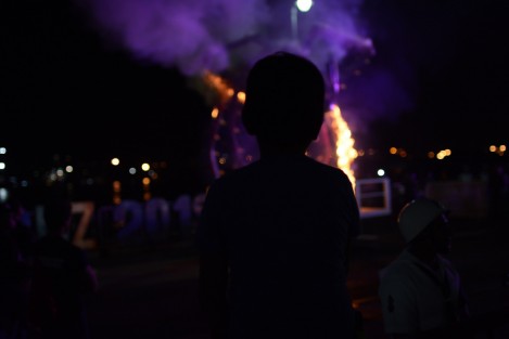 En la Macroplaza del Paseo del Malecón de Veracruz se realizó la noche de este  miércoles la Quema del Malhumor, representado este año como el Cáncer Infantil. Con este evento arranca oficialmente el Carnaval de Veracruz 2019.