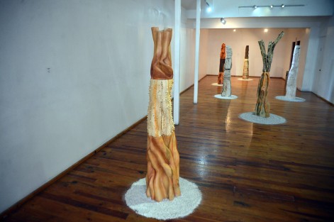 En la galería Ramón Alva de la Canal se encuentra  la exposición Colores de la tierra caliente de Roxana Cervantes.  