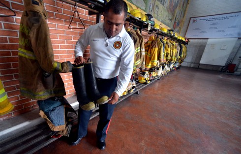 Así trabajan los Bomberos de Xalapa. 