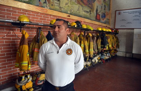 Así trabajan los Bomberos de Xalapa. 