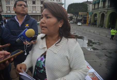 Previo a su huelga de hambre fue checada por paramédicos de Xalapa.  
