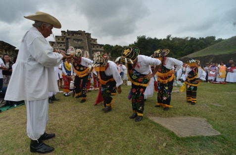 Es parte de las tradiciones que se celebran en este sitio, especialmente los días 21 de marzo, aunque la primavera este año inició oficialmente un día antes.