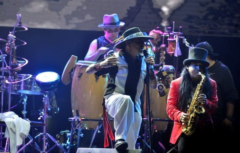 Segundo día de la Cumbre Tajín culminó con el rap totonaco de Juan Sant, la anarcocumbias de Amandititita, los ensambles de los grupos xalapeños Los Sonex y Los Aguas Aguas, y el legendario rock urbano y de protesta de La Maldita Vecindad y Los Hijos del Quinto Patio.  