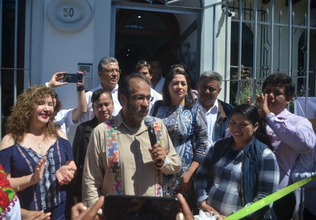 Durante su conferencia, Bejarano dijo que en  dos años  se verán los resultados en materia de seguridad, ya que existe una buena coordinación entre todos los niveles de gobierno.  