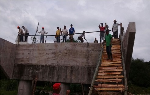  Confían en que su puente ya sea concluido en 2019.
