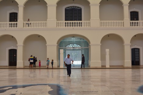El departamento de logística estatal y presidencial, supervisó las obras de remodelación del museo naval, donde el presidente Andrés M. López Obrador  ofrecerá su clásica rueda de prensa matutina este lunes 22 se abril. 