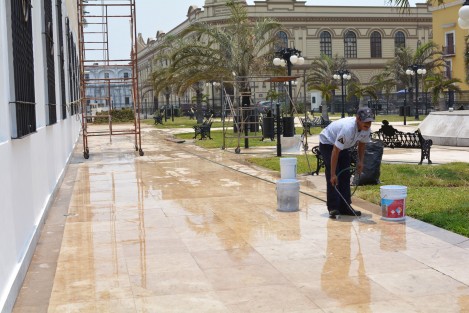 El departamento de logística estatal y presidencial, supervisó las obras de remodelación del museo naval, donde el presidente Andrés M. López Obrador  ofrecerá su clásica rueda de prensa matutina este lunes 22 se abril. 