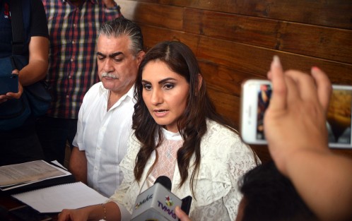 Lillian Zepahua García, presidenta del CDE del PRI en compañía de  Hugo Contreras, delegado del CEN del PRI y Carlos Brito, presidente de la Comisión Estatal de Procesos Internos, en conferencia cafetera anunciaron el proceso interno de renovación de los titulares de la Presidencia y Secretaría General para el periodo 2019-2023. 