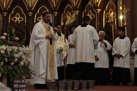 El Arzobispo de Xalapa, Hipólito Reyes Larios, informó que en la semana que comienza se reunirán los obispos mexicanos en la CVII Asamblea Plenaria de la Conferencia del Episcopado Mexicano, por lo que pidió la oración de los feligreses, para que los trabajos que realizarán den frutos sean para bien de México.