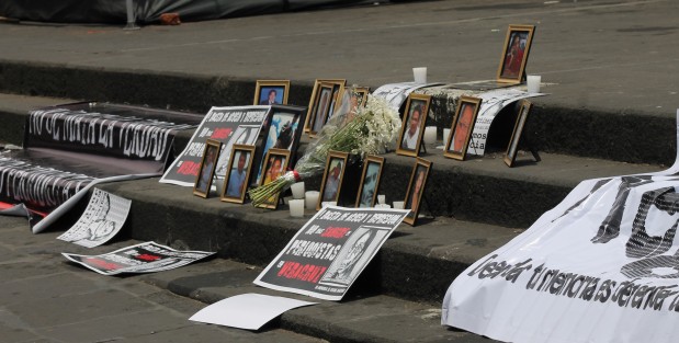 Periodistas recordaron a Regina Martínez en el séptimo aniversario de su asesinato. Como cada año, se exigió justicia para ella y otros compañeros que han padecido la misma suerte. 